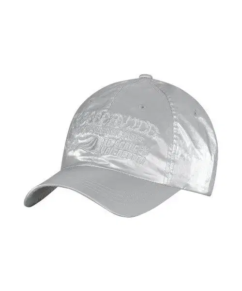 Graphic Embroidery Cap [Silver]